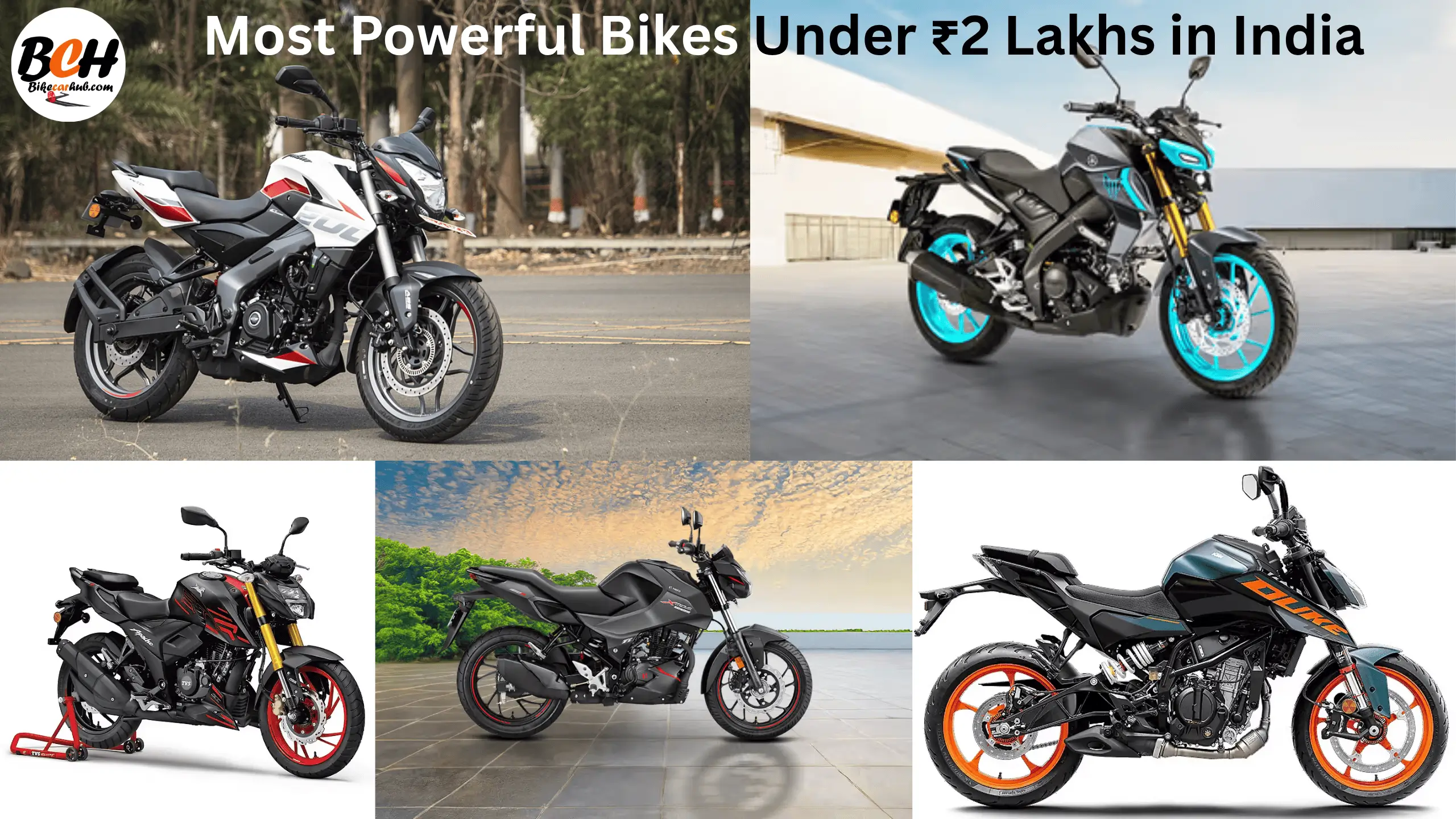 Most Powerful Bikes Under ₹2 Lakhs in India (2025)